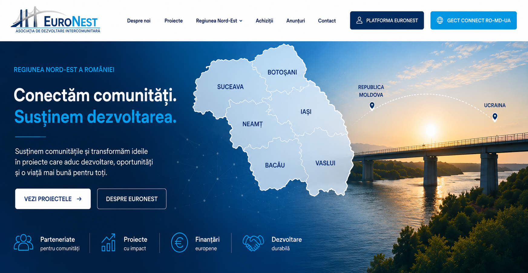 EURONEST – Conectăm comunități. Susținem dezvoltarea.