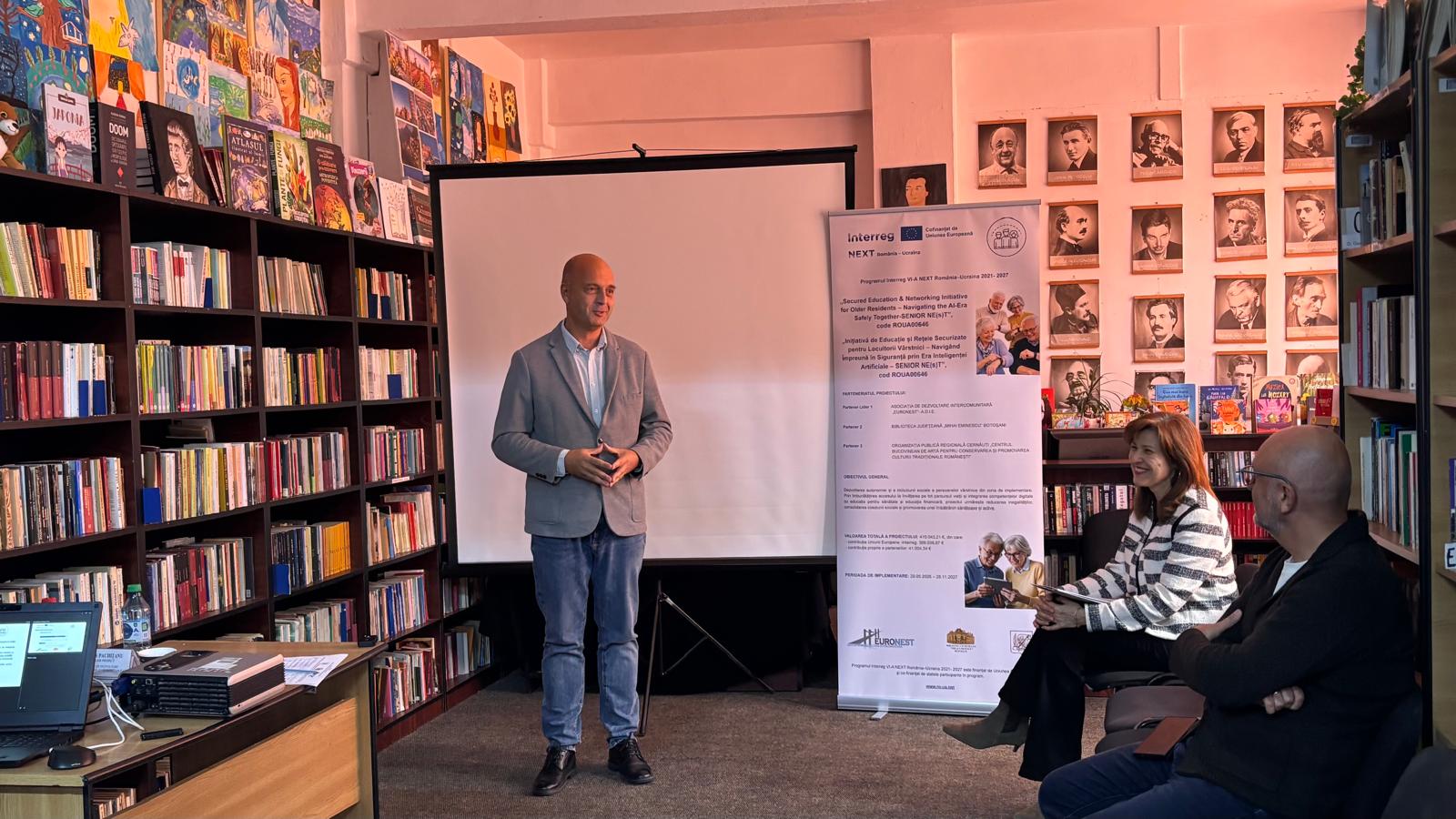 Prezentarea obiectivelor proiectului în fața participanților